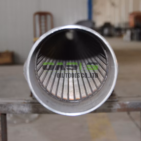 Filtro de malla de alambre Johnson de pantalla de acero inoxidable de 8 pulgadas